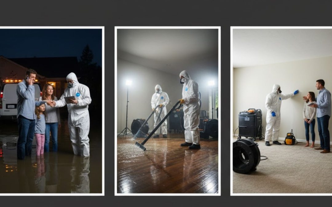 What Steps Does a Water Damage Restoration Company in Folsom Take After a Flood?
